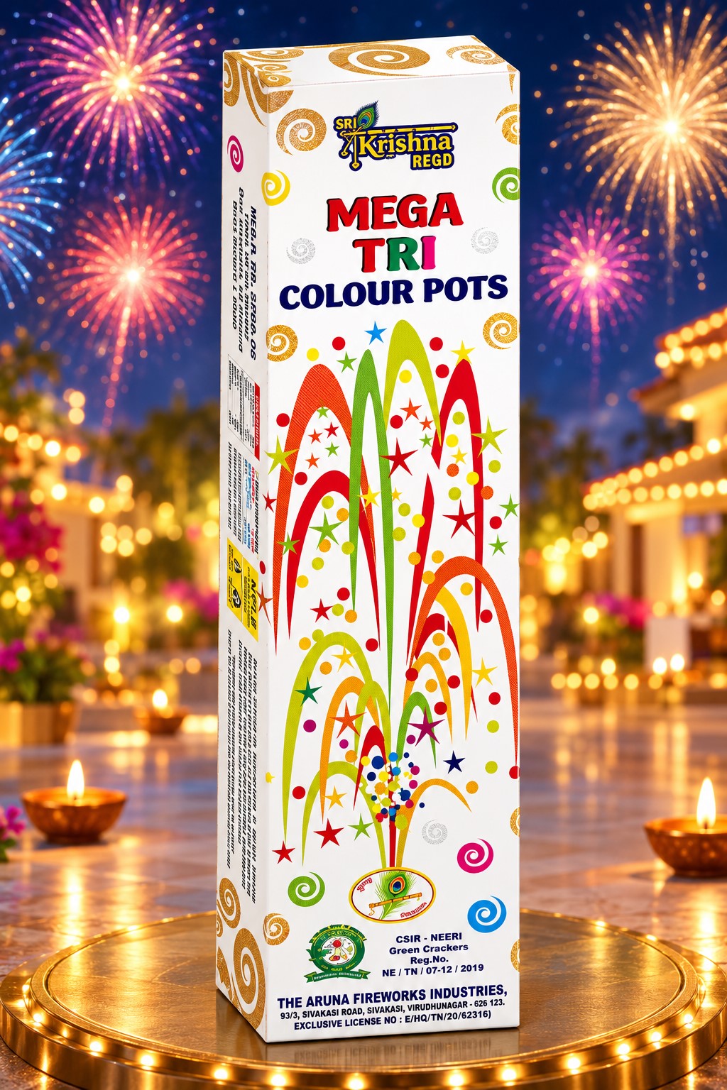 Mega Tri Colour Pots